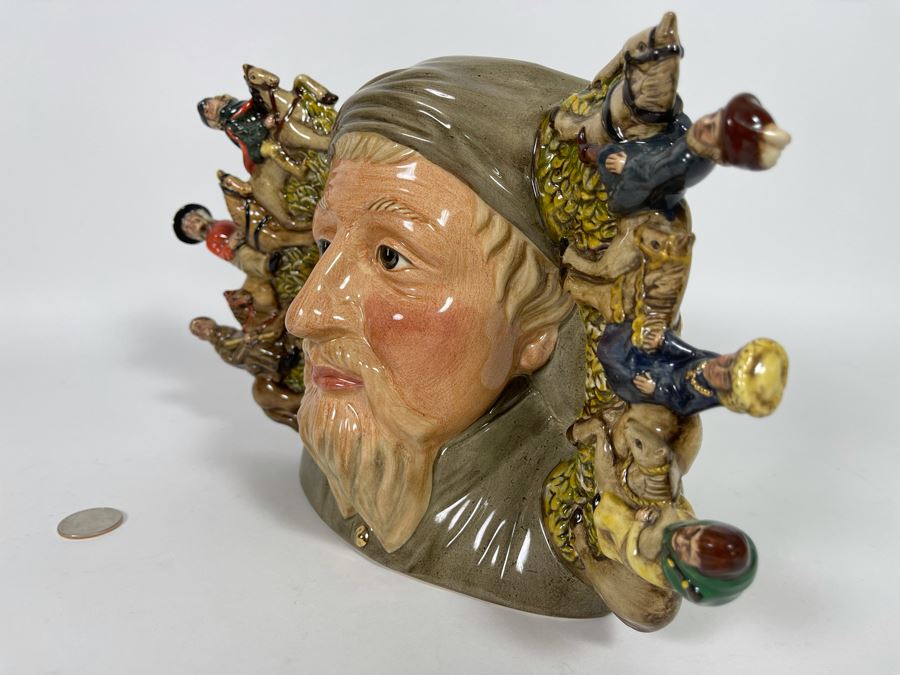 Royal Doulton Geoffrey Chaucer Limited Edition Toby Jug Mug 7.5H (Slight Chip On Hat On Left Handle) [Photo 8]