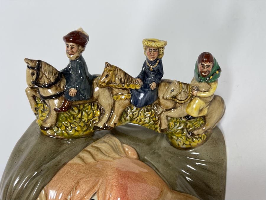 Royal Doulton Geoffrey Chaucer Limited Edition Toby Jug Mug 7.5H (Slight Chip On Hat On Left Handle) [Photo 7]
