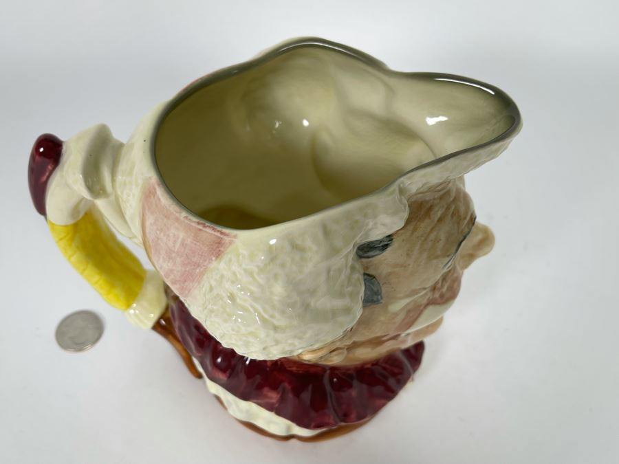 1950 Royal Doulton The Clown Toby Jug Mug 6.25H D6322 [Photo 8]