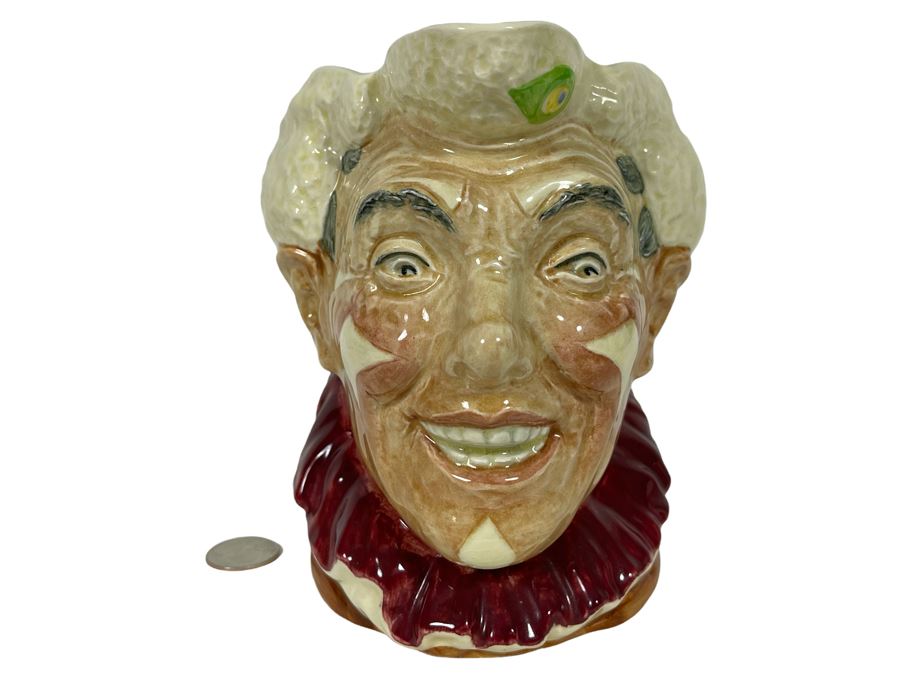 1950 Royal Doulton The Clown Toby Jug Mug 6.25H D6322 [Photo 1]