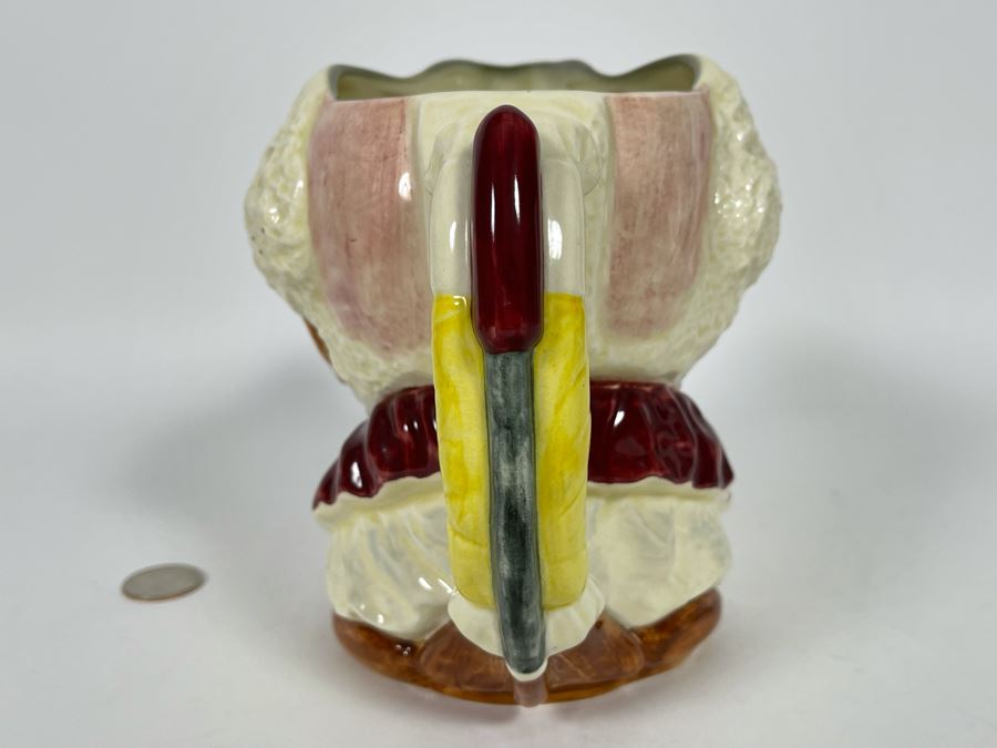 1950 Royal Doulton The Clown Toby Jug Mug 6.25H D6322 [Photo 6]