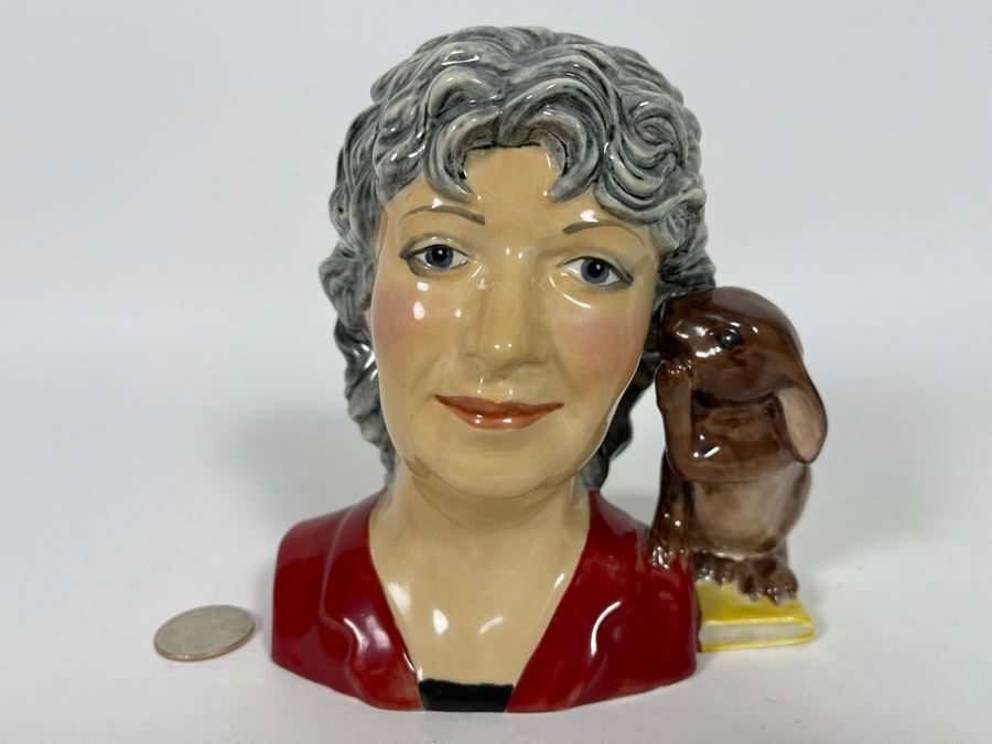 Royal Doulton Louise Irvine Limited Edition Signed Toby Jug Mug 6.25H D6322 [Photo 2]