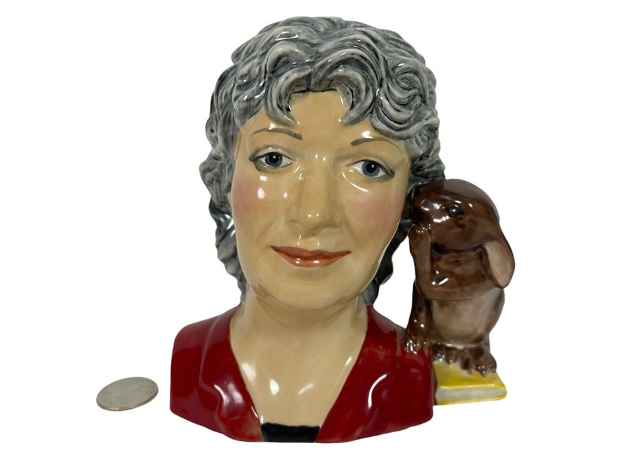 Royal Doulton Louise Irvine Limited Edition Signed Toby Jug Mug 6.25H D6322 [Photo 1]