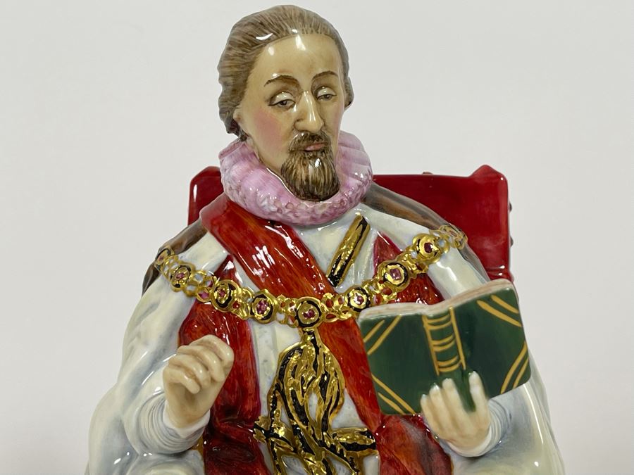 Royal Doulton The Stuarts King James I Limited Edition Figurine 9H HN3822 [Photo 5]