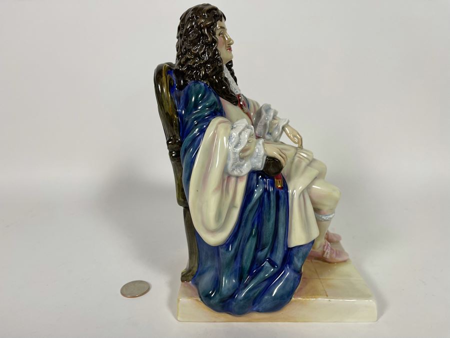 Royal Doulton The Stuarts King Charles II Limited Edition Figurine 9.5H HN3825 [Photo 7]