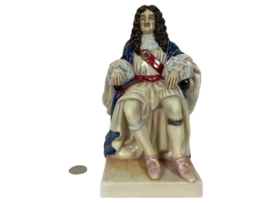 Royal Doulton The Stuarts King Charles II Limited Edition Figurine 9.5H HN3825