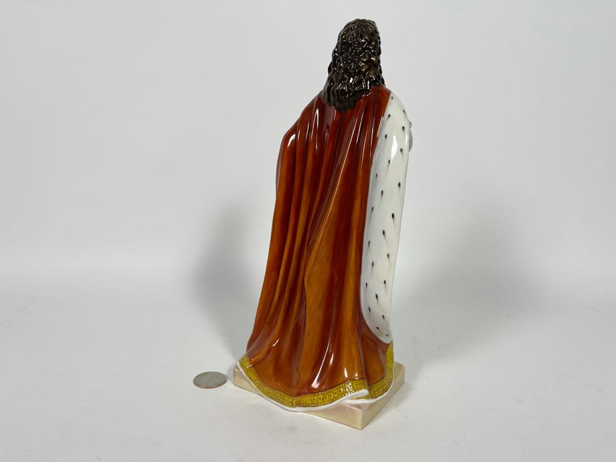 Royal Doulton The Stuarts King William III Limited Edition Figurine 10.5H HN4022 (Top Of Staff Is Broken Off) [Photo 7]