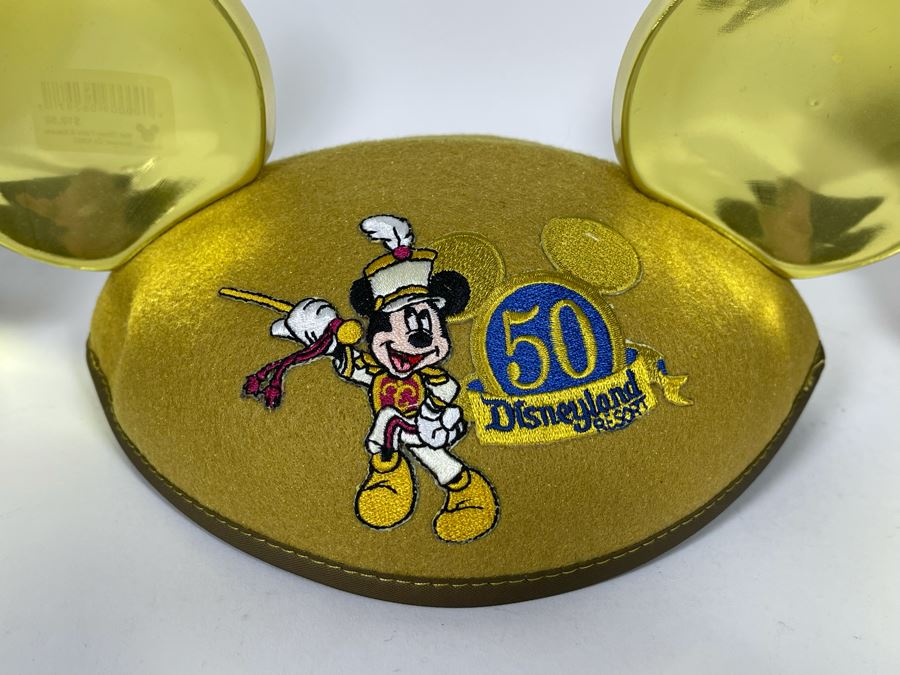 Set Of Three 50th Anniversary Disneyland Mickey Mouse Ears Hats [Photo 3]