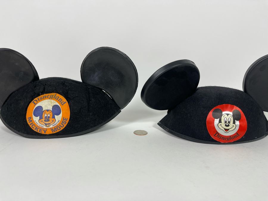 Pair Of Vintage Disneyland Mickey Mouse Ears Hats [Photo 2]