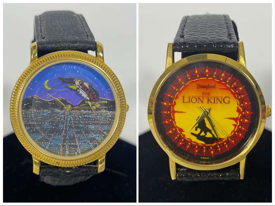 Limited Edition Disney Rocketeer Watch And Disneyland The Lion King Watch