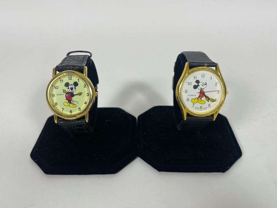 Pair Of Vintage Mickey Mouse Watches [Photo 4]