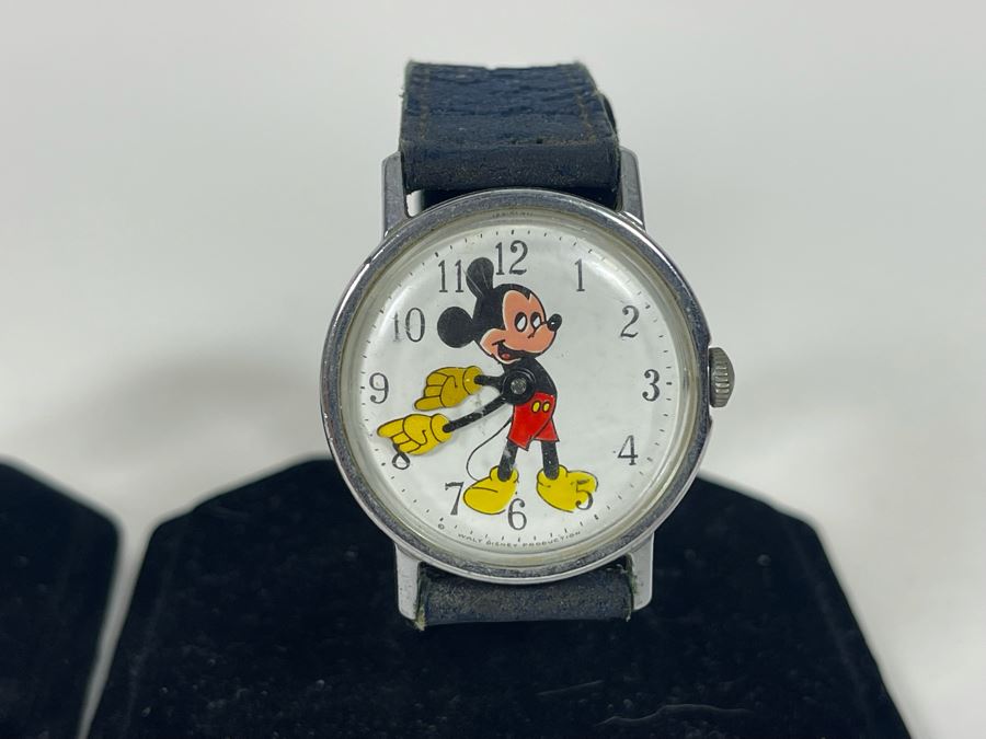Pair Of Vintage Disney Mickey Mouse Watches [Photo 3]