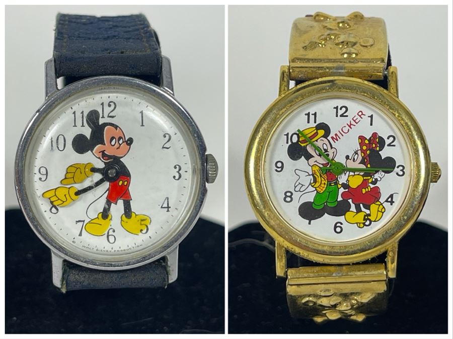 Pair Of Vintage Disney Mickey Mouse Watches [Photo 1]