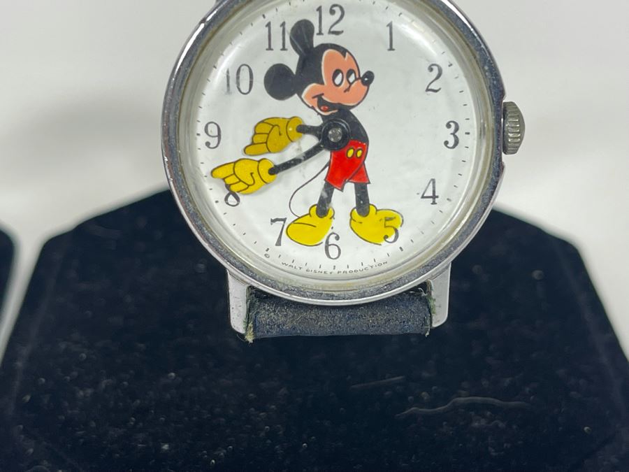 Pair Of Vintage Disney Mickey Mouse Watches [Photo 5]