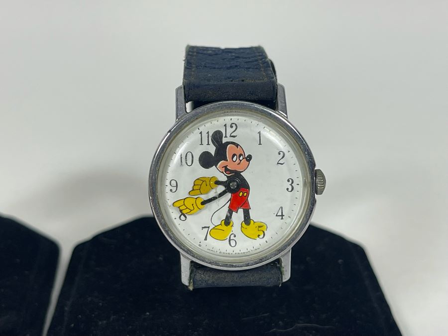 Pair Of Vintage Disney Mickey Mouse Watches [Photo 4]