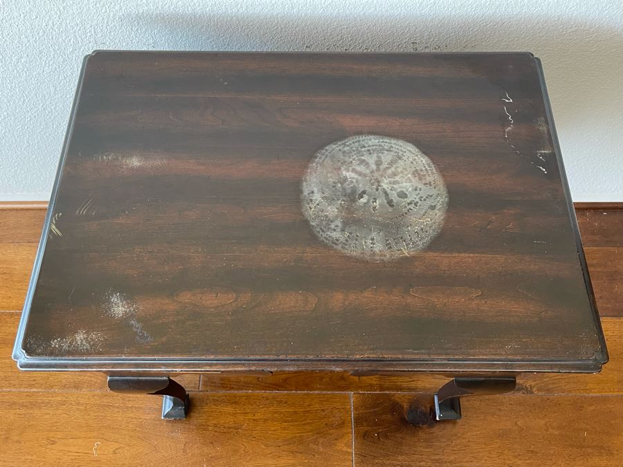 Statton Trutype Americana Side Table With Marble Top 2’5”W X 1’8”D X 2’3”H [Photo 9]