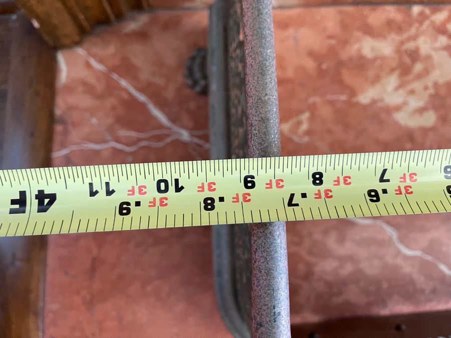 Vintage Brass Fireplace Fender 3’9”W X 1’D X 9”H [Photo 5]