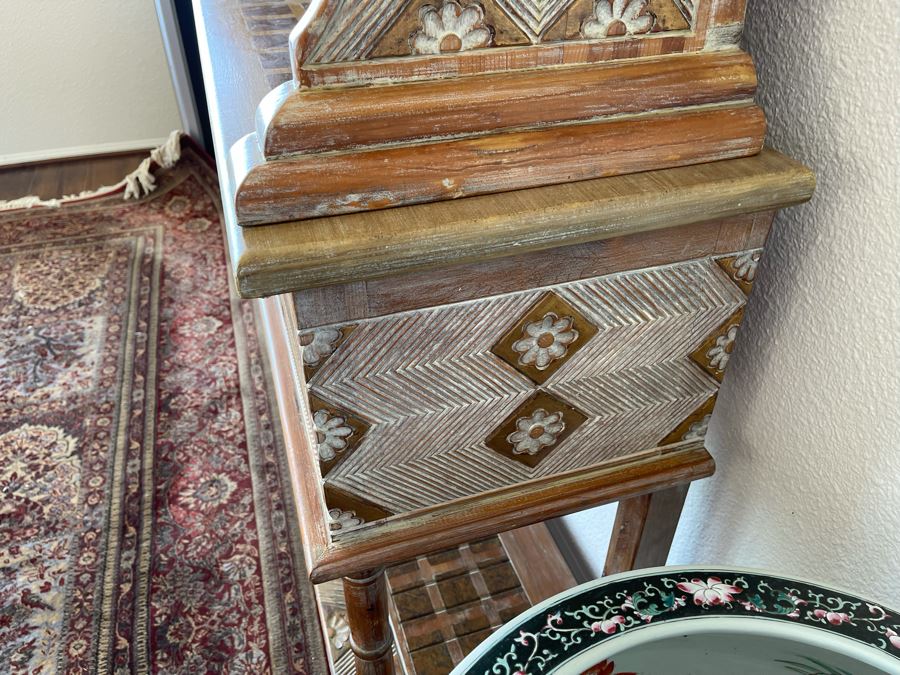 Wooden Buffet With Hutch China Cabinet 6’W X 1’4”D X 6’3”H [Photo 8]