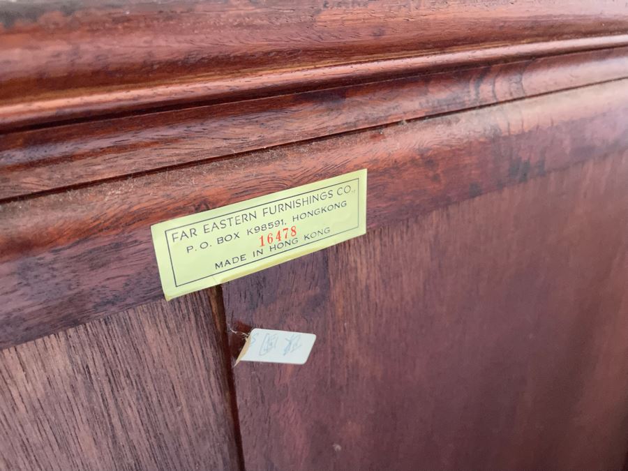 Chinese Rosewood Chest Of Drawers Dresser From Hong Kong 6’W X 1’7”D X 2’8”H [Photo 7]