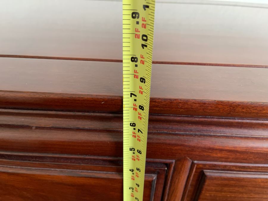 Chinese Rosewood Chest Of Drawers Dresser From Hong Kong 6’W X 1’7”D X 2’8”H [Photo 12]