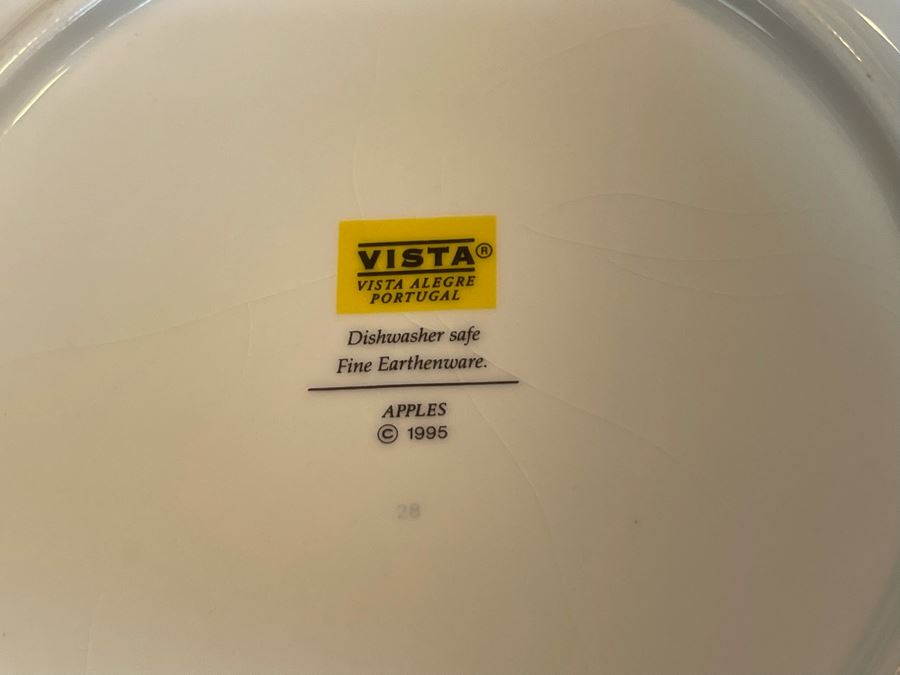 Set Of Vista Alegre Portugal China Plates, Cups, Teapot [Photo 7]