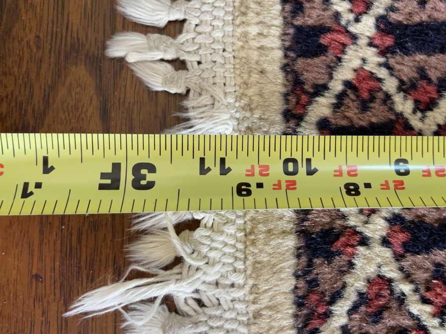 Hand Knotted Wool Prayer Rug 3’ X 2’ [Photo 5]