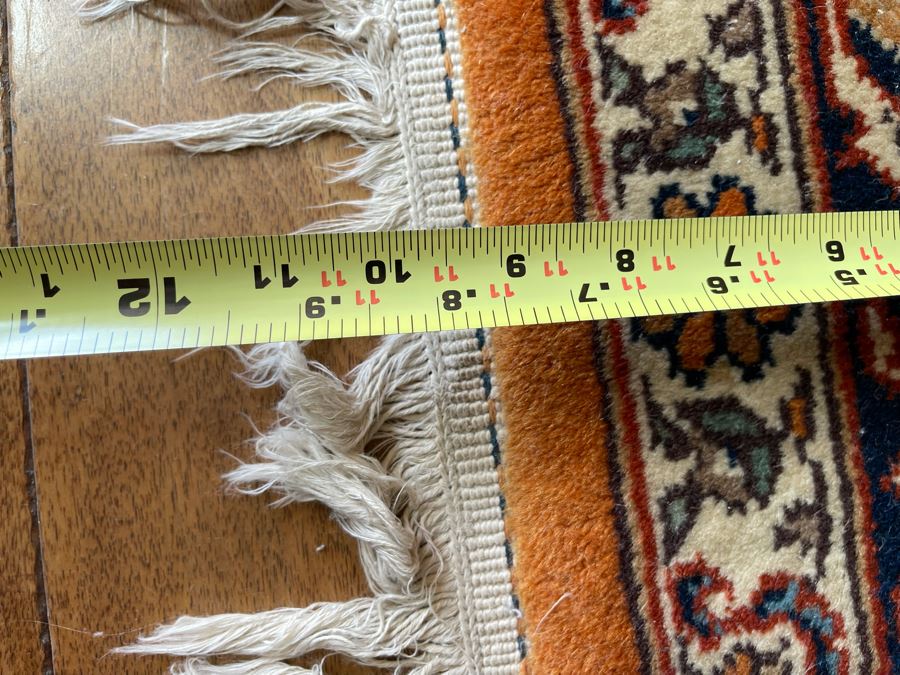 Signed Hand Knotted Wool Persian Area Rug 8’11” X 11’10” [Photo 17]