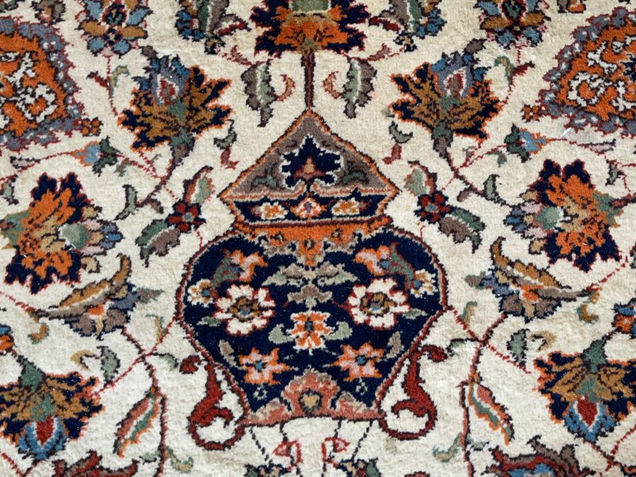 Signed Hand Knotted Wool Persian Area Rug 8’11” X 11’10” [Photo 12]