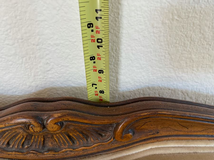 JUST ADDED - Vintage French Provincial Long Sofa By Heritage 7’11”L X 2’9”D X 2’8”H [Photo 11]