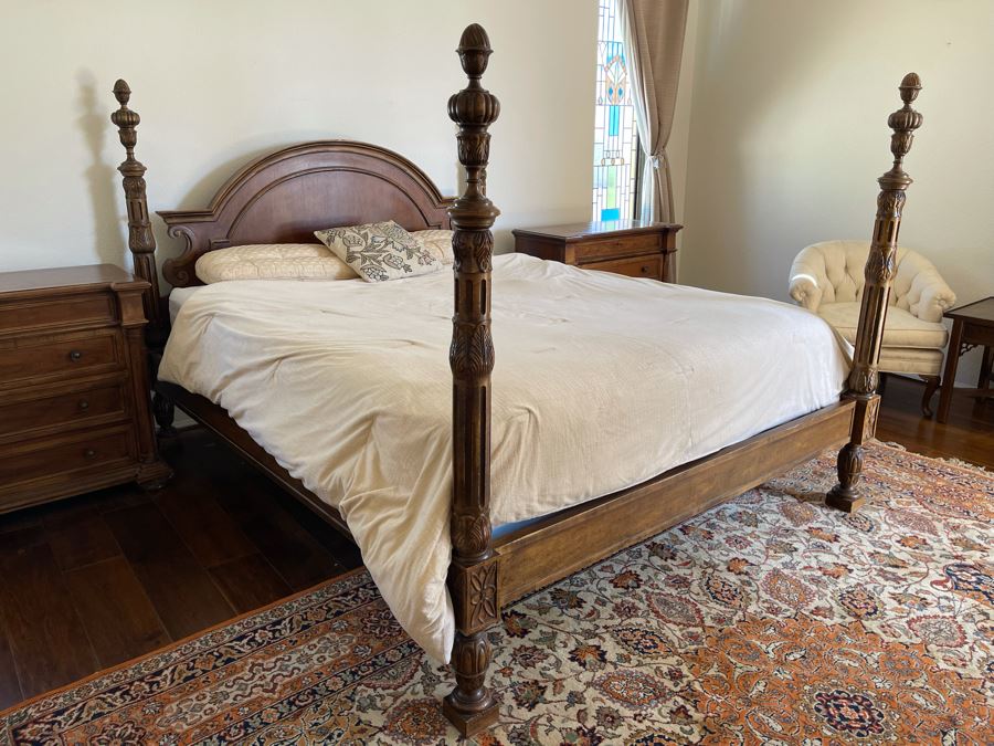 Stunning Baker Furniture American Walnut Low Post CA King Bed With Original Product Brochure 6’5”W X 7’9”D X 5’3”H Retails $4,800 [Photo 13]