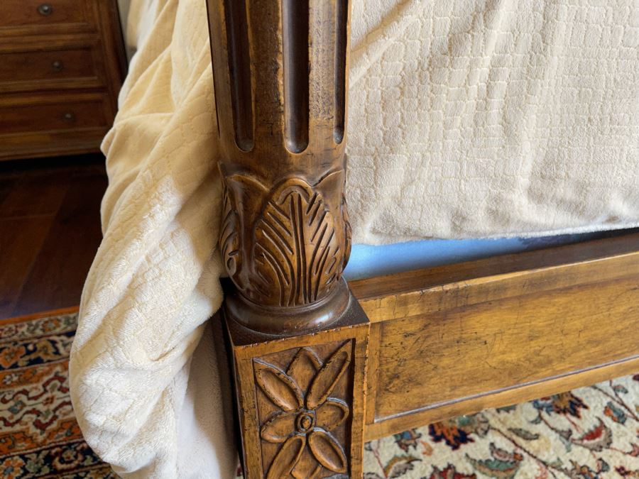 Stunning Baker Furniture American Walnut Low Post CA King Bed With Original Product Brochure 6’5”W X 7’9”D X 5’3”H Retails $4,800 [Photo 15]