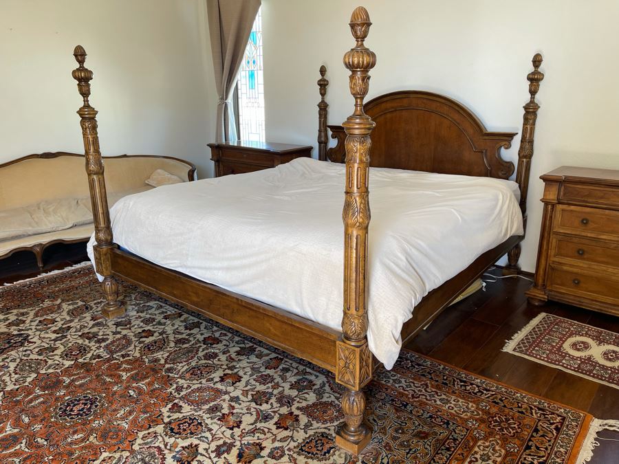Stunning Baker Furniture American Walnut Low Post CA King Bed With Original Product Brochure 6’5”W X 7’9”D X 5’3”H Retails $4,800 [Photo 23]