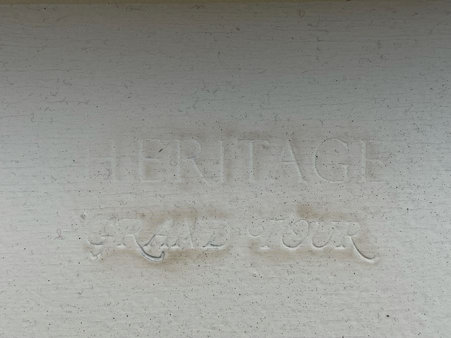 Heritage Grand Tour Demilune Console Cabinet Table 2’10”W X 1’1”D X 2’6”H [Photo 10]