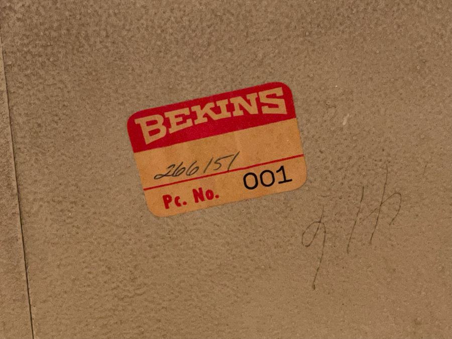 Heritage Grand Tour Demilune Console Cabinet Table 2’10”W X 1’1”D X 2’6”H [Photo 5]