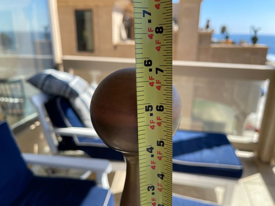 Vintage Brass Gentlemen’s Valet Butler Stand 4’7” [Photo 6]