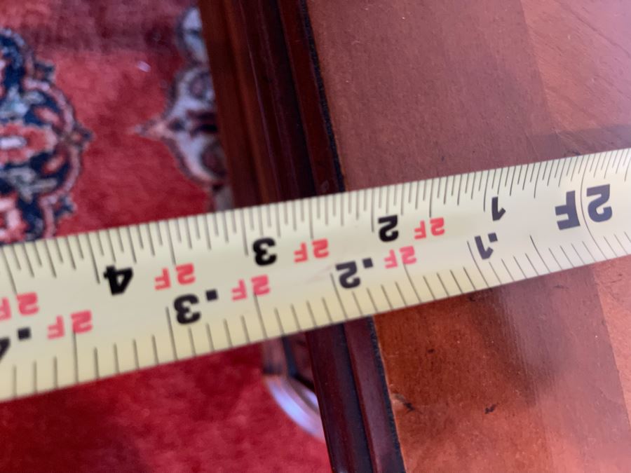 Wooden Coffee Table With Pair Of Drawers 4’3”W X 2’2”W X 1’3”H [Photo 8]