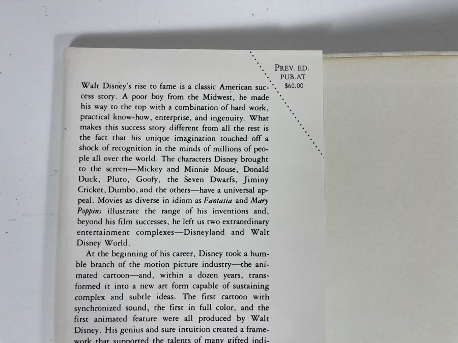 The Art Of Walt Disney From Mickey Mouse To The Magic Kingdom Hardcover Book 1983 Edition [Photo 2]