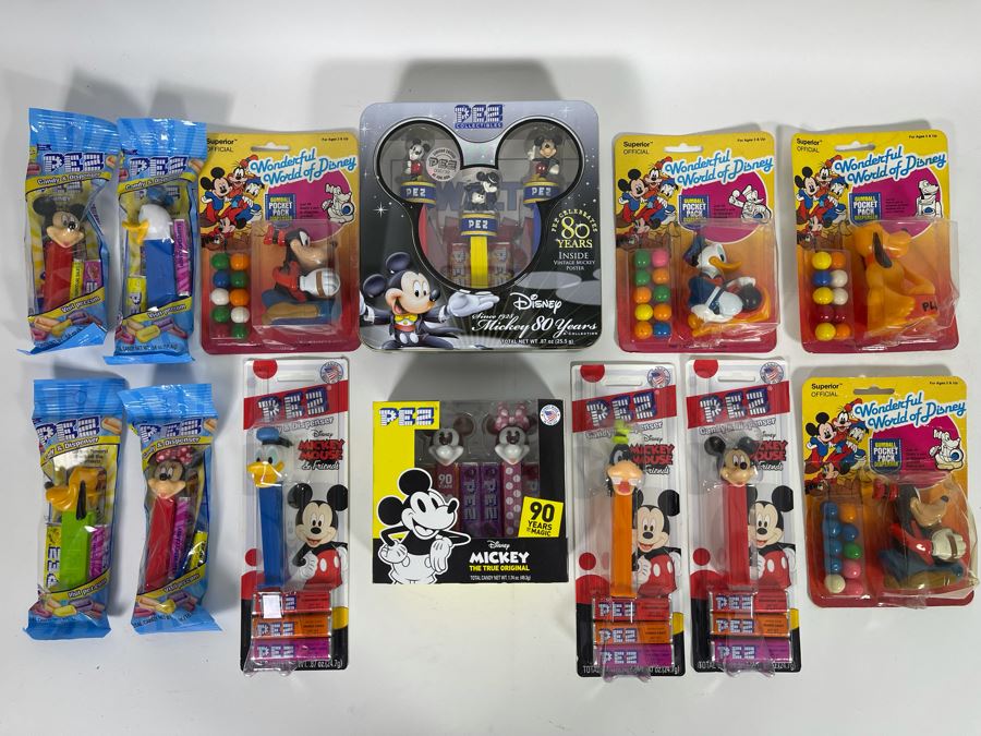 Disney PEZ And Gumball Dispensers With Limited Edition 80 Years Of Mickey Mouse PEZ [Photo 3]