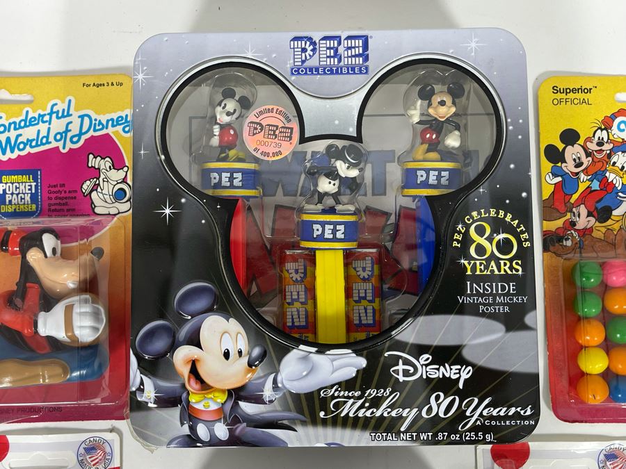 Disney PEZ And Gumball Dispensers With Limited Edition 80 Years Of Mickey Mouse PEZ [Photo 4]