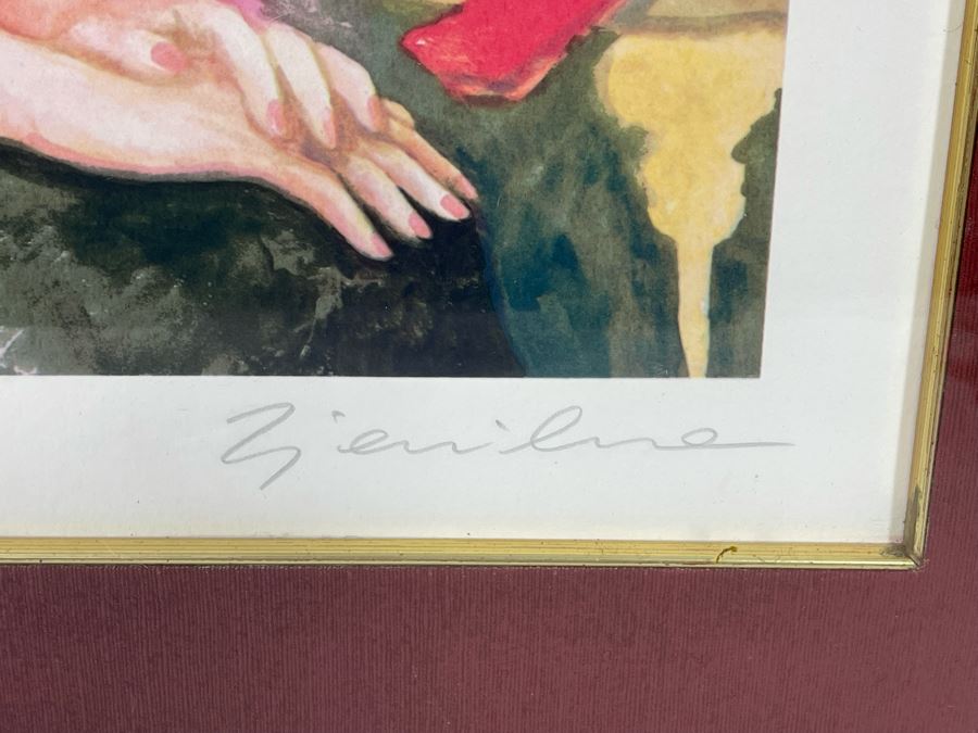 Joanna Zjawinska Signed Limited Edition Serigraph Framed 37 X 44 Estimate $1,250 [Photo 9]