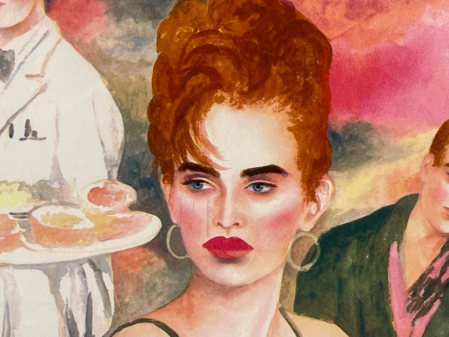 Joanna Zjawinska Signed Limited Edition Serigraph Framed 37 X 44 Estimate $1,250 [Photo 5]