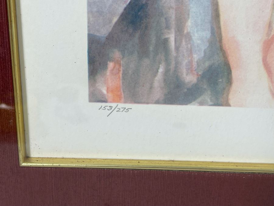 Joanna Zjawinska Signed Limited Edition Serigraph Framed 37 X 44 Estimate $1,250 [Photo 10]