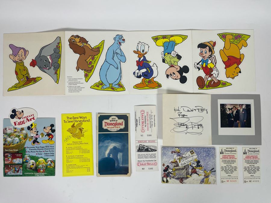 JUST ADDED - Disney Ephemera Lot [Photo 2]