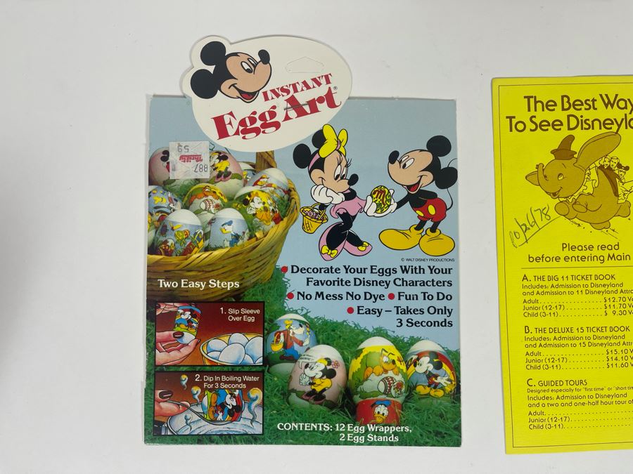 JUST ADDED - Disney Ephemera Lot [Photo 9]