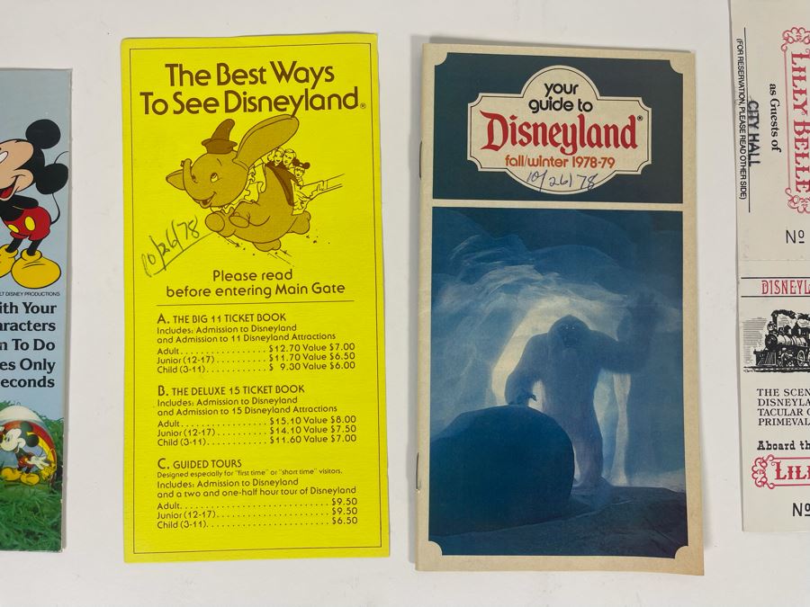JUST ADDED - Disney Ephemera Lot [Photo 10]