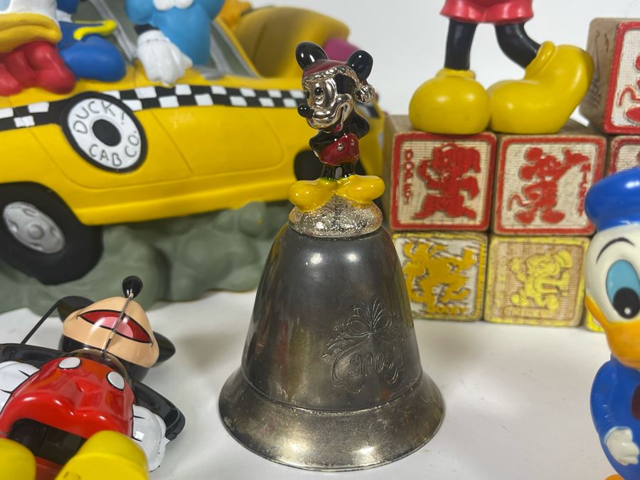 JUST ADDED - Disney Mickey Mouse Lot With Schylling Car, Illco Mickey Mouse Pre-School Toy, Wind-Up Toys And More [Photo 8]