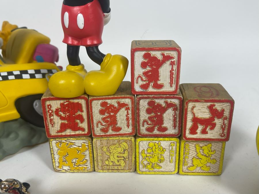 JUST ADDED - Disney Mickey Mouse Lot With Schylling Car, Illco Mickey Mouse Pre-School Toy, Wind-Up Toys And More [Photo 15]