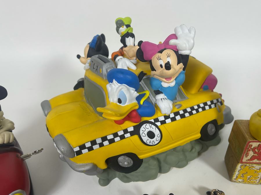 JUST ADDED - Disney Mickey Mouse Lot With Schylling Car, Illco Mickey Mouse Pre-School Toy, Wind-Up Toys And More [Photo 17]