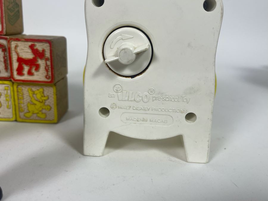 JUST ADDED - Disney Mickey Mouse Lot With Schylling Car, Illco Mickey Mouse Pre-School Toy, Wind-Up Toys And More [Photo 13]