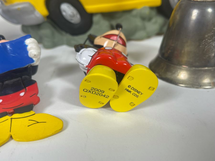 JUST ADDED - Disney Mickey Mouse Lot With Schylling Car, Illco Mickey Mouse Pre-School Toy, Wind-Up Toys And More [Photo 7]